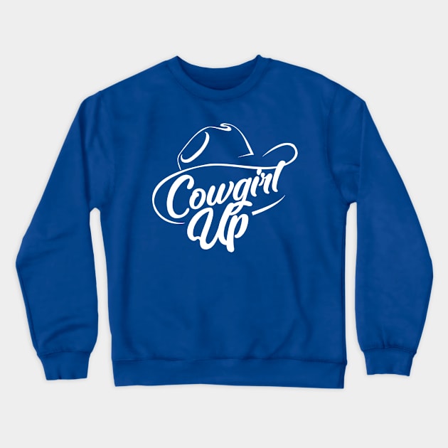 Cowgirl Up 1 Crewneck Sweatshirt by vundap